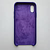 Чохол Silicone Case для Apple iPhone X, XS Ultra Violet, фото 2