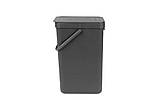 Відро для сміття Sort&Go Brabantia, 16 л, сіре (109966), фото 5