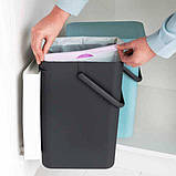 Відро для сміття Sort&Go Brabantia, 16 л, сіре (109966), фото 6