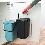 Відро для сміття Sort&Go Brabantia, 16 л, сіре (109966), фото 7
