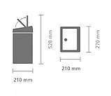 Бак для сміття Touch Bin Brabantia, 10 л (477225), фото 6