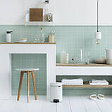 Бак для сміття Pedal Bin Brabantia, 3 л, білий (112126), фото 5