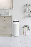 Бак для сміття Brabantia Touch Bin, об'єм 30 л, білий (115141), фото 5