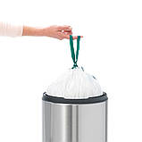 Бак для сміття Brabantia Touch Bin, об'єм 30 л, білий (115141), фото 6