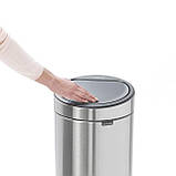Бак для сміття Brabantia Touch Bin, об'єм 30 л, білий (115141), фото 9