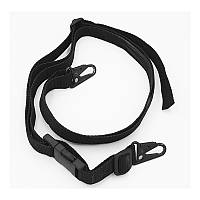 Ремінь автоматний триточковий drop sling чорна бавовна, оригінал (Британія)