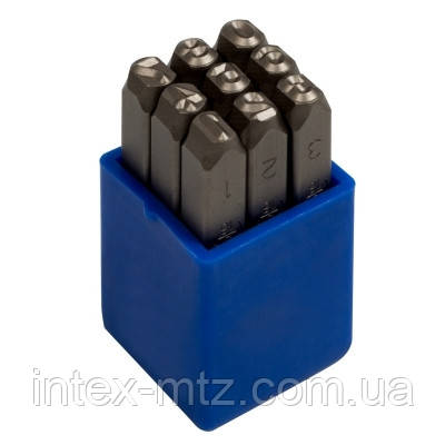 Набір клейом цифрових ударних 9 од. 4 мм