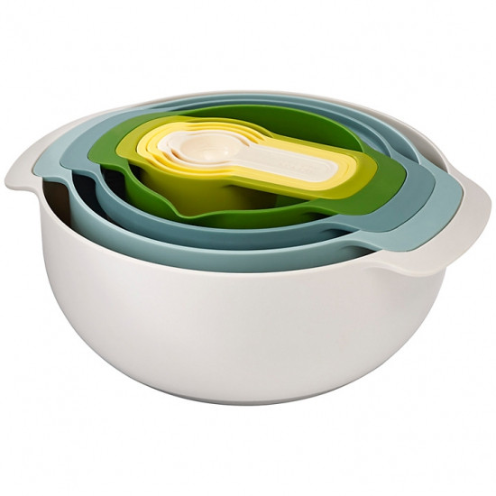Набір мисок Joseph Joseph Nest 9 Plus, різнокольоровий, 9 предметів (40076)