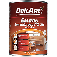 Емаль алкідна DekArt ПФ-266 для підлоги Жовто-Коричнева 0.9кг