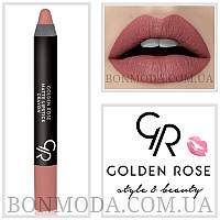 Матовая помада карандаш Golden Rose Matte Lipstick Crayon № 28