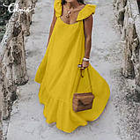 Сарафан парашут, з льону. ХС-10ХХЛ, фото 2