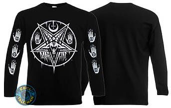Футболка довгий рукав PENTAGRAM BAPHOMET, фото 1