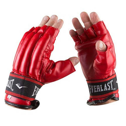 Рукавички шингарди червоні Everlast DX розмір M, фото 1