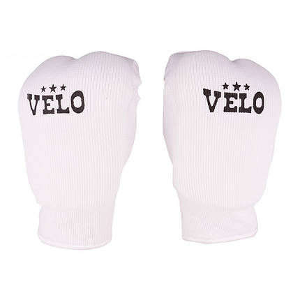 Накладки для єдиноборств білі VELO розмір M, фото 2