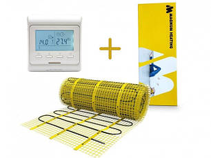 Нагрівальний мат Magnum 150 вт/м.кв із програматором E51 ( за 1 гривню ) 