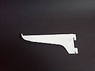 Полицетримач 25 см білий система «Вертикаль» Торгове обладнання