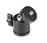 Головка для штатива, кульовий тримач перехідник із різзю 1/4, фото 3