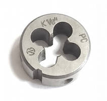 Плашки круглі для конічної дюймової різьби