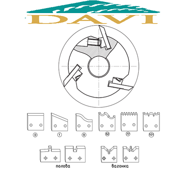 Барабан 100х30/32 x 40 з 10 до-тами бланкетних ножів. (30 ножів )