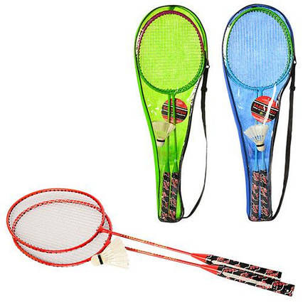 Набір для гри бадмінтон у чохлі з воланчиком MS 0757-1