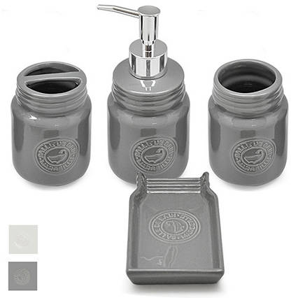 Набір для ванної 4 пр., 24×20×8 см (R30149)