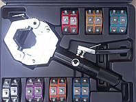 Набор для опрессовки шлангов автокондиционеров гидравлический,7размеров в кейсе MC-71500
