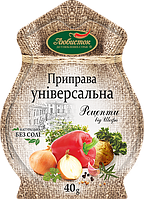 «Рецепты от Шефа» Приправа Универсальная без соли 40гр ТМ "Любисток"