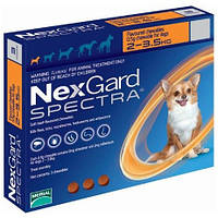 Таблетки NexGard Spectra от блох и клещей для собак, 2-3.5 кг