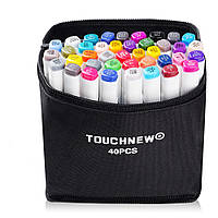 Маркери для скетчінга «Touchnew» 40 кольорів. Набір для анімації та дизайну