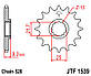 Зірка трансмісії передня 520-14 KAWASAKI EX 250/300 R Ninja JTF1539.14 JT Sprockets, фото 2