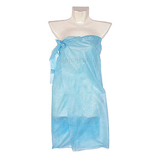 Пеньюар одноразовий на зав'язках (80х150 см)