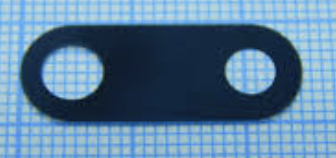 Скло камери Nokia 6 Dual Sim TA-1021/6 TA-1033, чорне