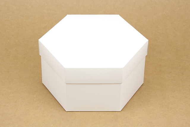 Коробка "Шестгранник" М0066-О3, біла