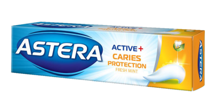 Зубная паста Astera Active+ Caries Protection Fresh Mint 100 мл, фото 2