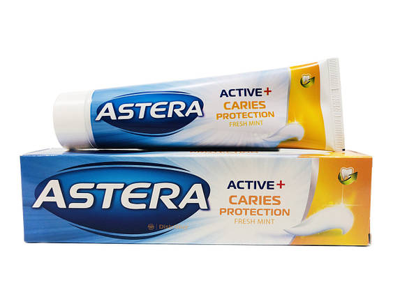 Зубная паста Astera Active+ Caries Protection Fresh Mint 100 мл, фото 2