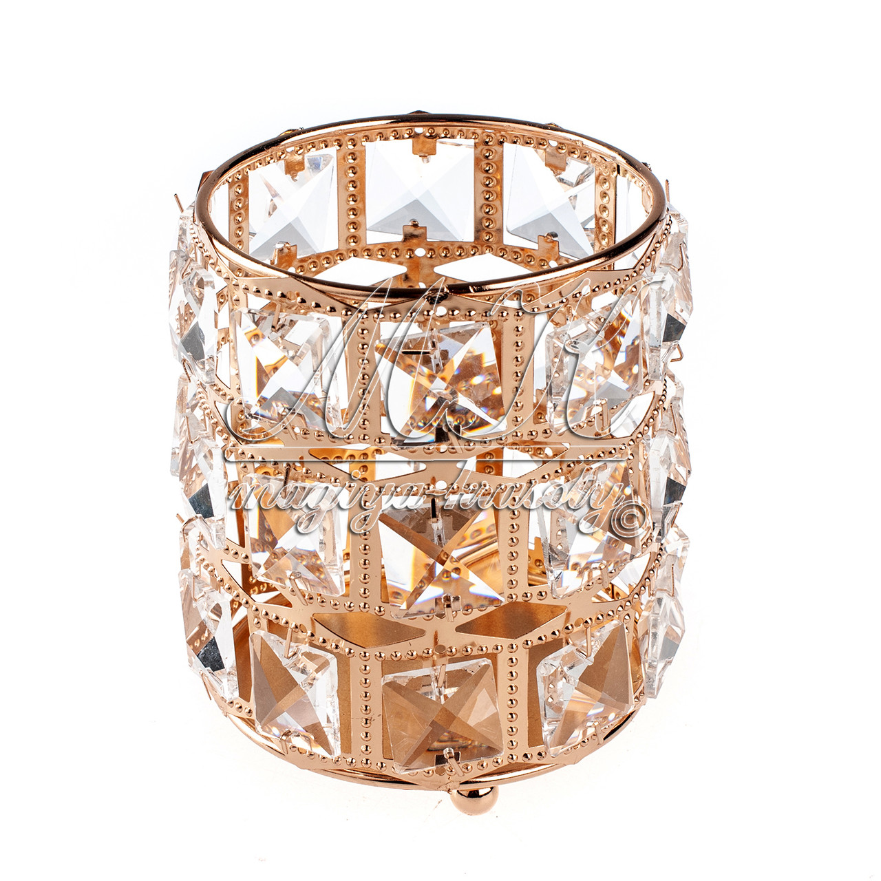 Склянка-підставка зі стразами (золото, срібло)