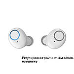 Бездротові Навушники блютуз-гарнітура з зарядним кейсом 500 мА * ч. Wi-pods K10 навушники Bluetooth 5.0 Рожеві, фото 3