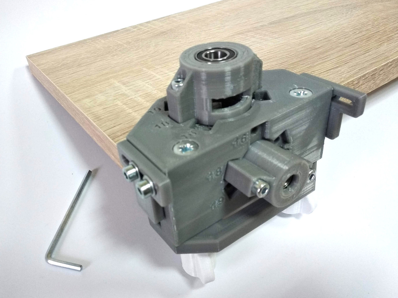 Кондуктор під стяжку Блюм/Blum універсальний 16/18/19 мм, фото 1