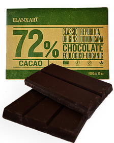 Органічний чорний шоколад 72 % Blanxart