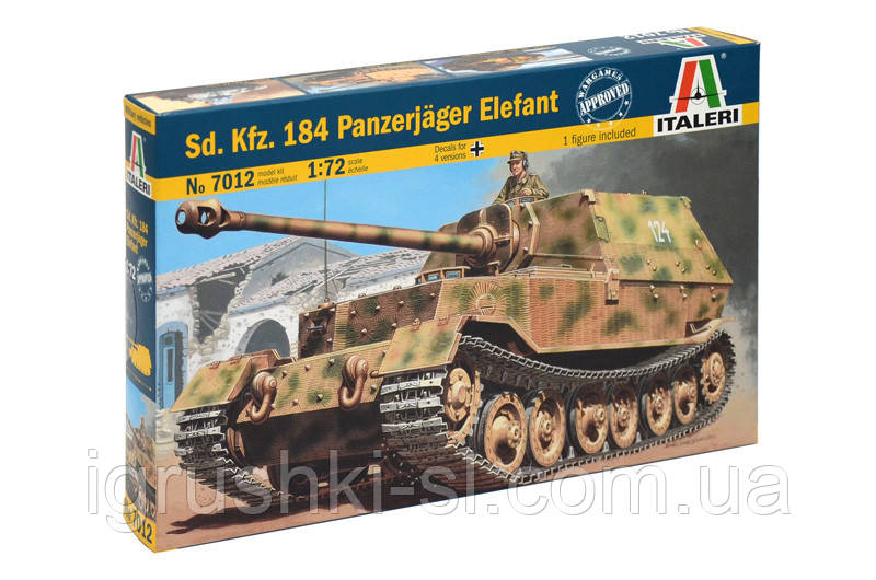 Збірна модель Italeri (1:72) Panzerjager Elefant