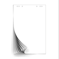 Блок бумаги для флипчарта 20 листов 64х90 мм нелинованная Плотность 70 г/м2