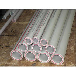 Труба поліпропіленова BAUX PPR-GF зі скловолокном для опалення