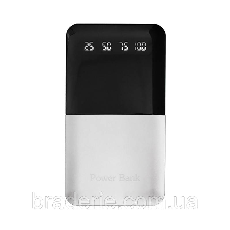 Power Bank Js-191 Smart charge 10000 mAh фонарик 2 Led (3600mAh)