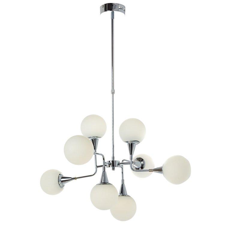 Люстра з круглими сферами SLAVIA LED 24W OK003/8/silver