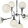 Люстра з круглими сферами SLAVIA LED 24W OK003/8/silver, фото 4