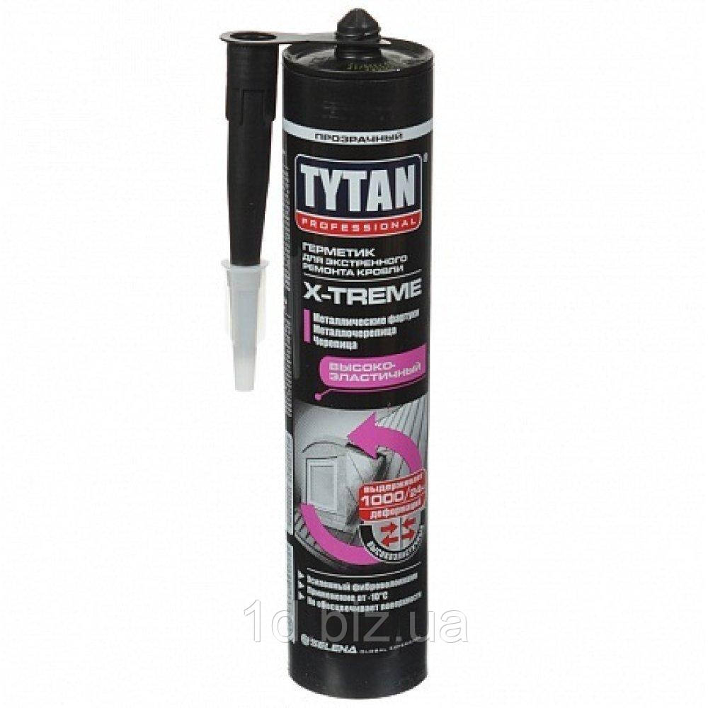 Tytan X-Treme Герметик для екстреного ремонту покрівлі 310 мл, безбарвний, фото 1