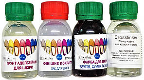 Набір для фарбування без чищення №2 40 мл."Dr.Leather" Touch Up Pigment, фото 2