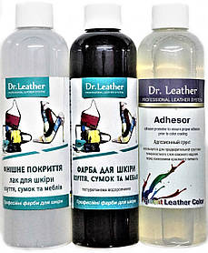 Набір для фарбування без чищення №3 250 мл."Dr.Leather" Touch Up Pigment