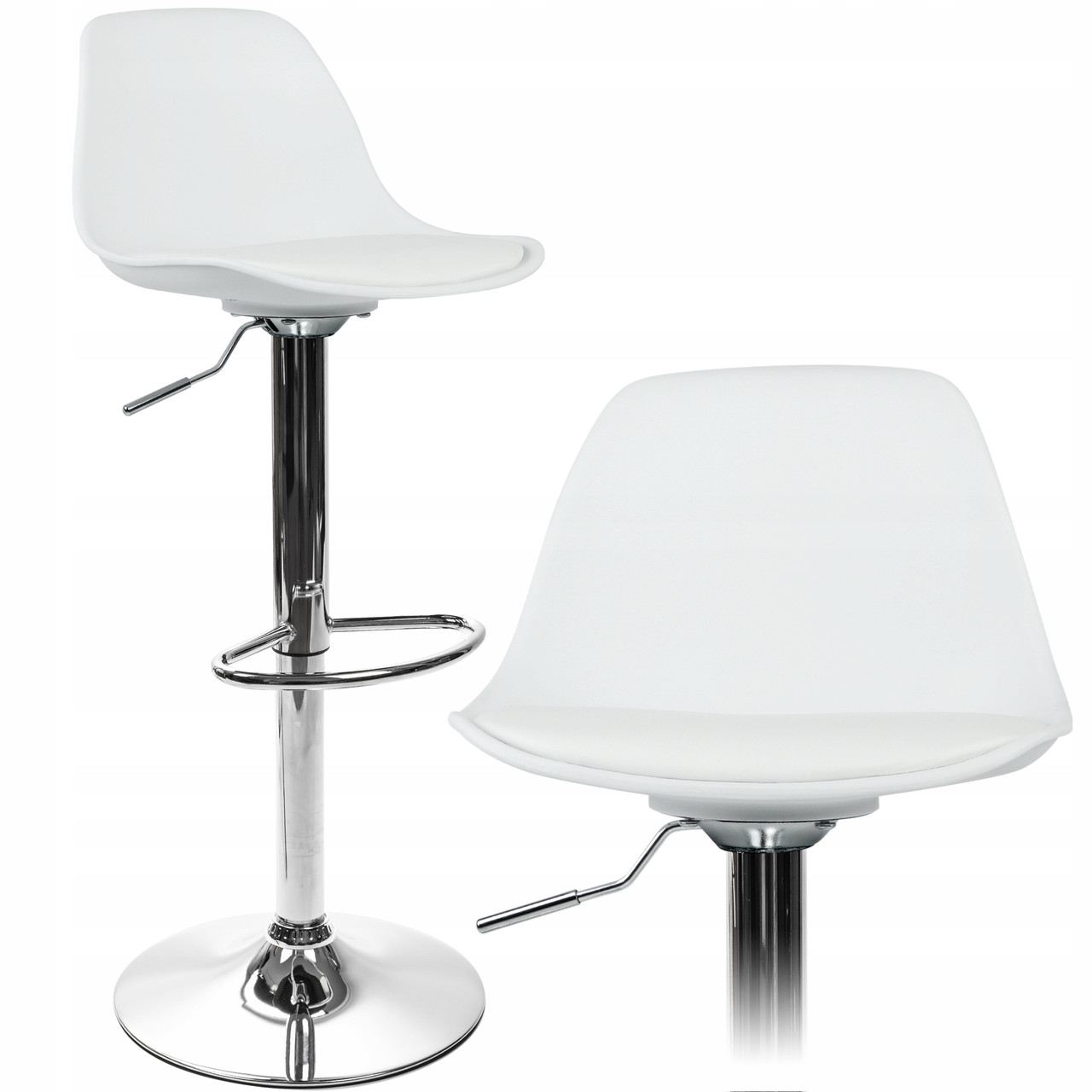 Стілець барний хокер Prestige 19902W білий (9205), фото 1