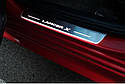 Накладки на пороги з підсвіткою для Mitsubishi Lancer X (2007-н.д.), фото 4